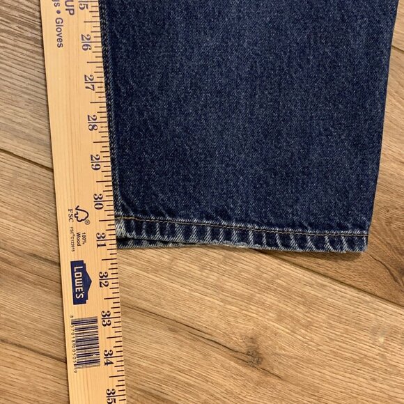 Tommy Hilfiger Denim Blue Jeans 40 x 32 Baggy Flag 90s Retro Y2K Vintage VTG - Picture 10 of 12